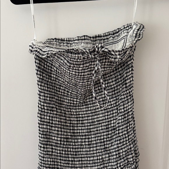 LIKE NEW lovers and friends maxi gingham checkered dress medium - Picture 4 of 4